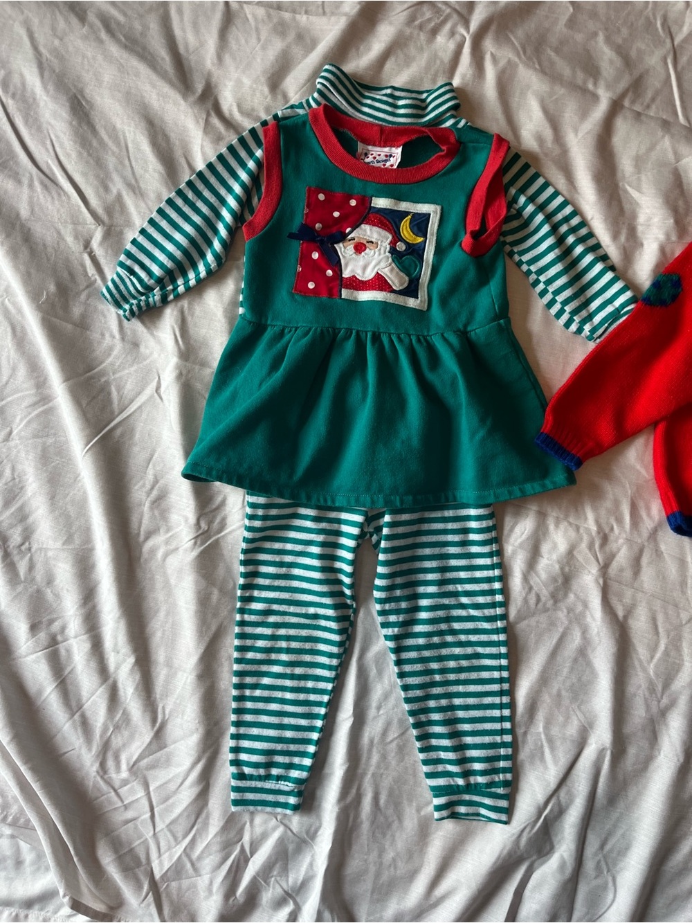 Vintage Christmas and sweater set -4 pieces - Picture 2 of 3